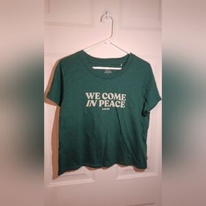 Levi's Green Graphic Crop T-Shirt